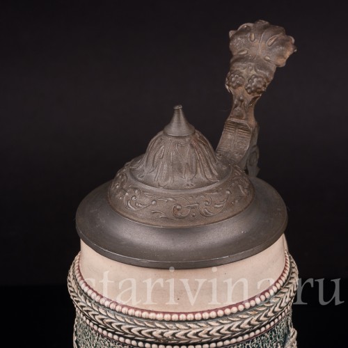 Старинная сувенирная кружка Фонтаны Сент-Луис, Всемирная ярмарка 1904 г, 1/2 л, Diesinger, Германия, 1904 г.