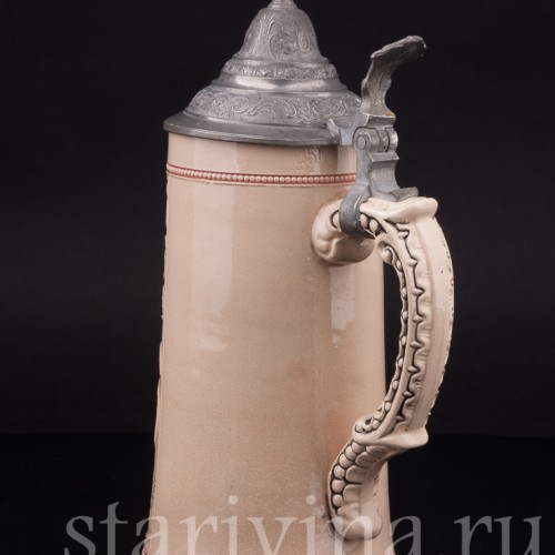 Старинная пивная кружка Prosit, 1/2 л, Diesinger, Германия, кон. 19 - нач. 20 вв.