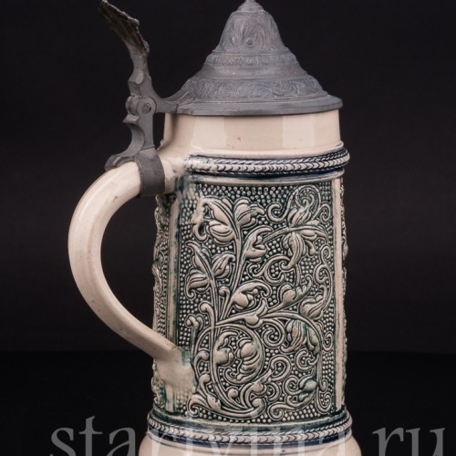 Старинная пивная кружка Трубач из Зекингена, 1/2 л, Diesinger, Германия, кон. 19 - нач. 20 вв.