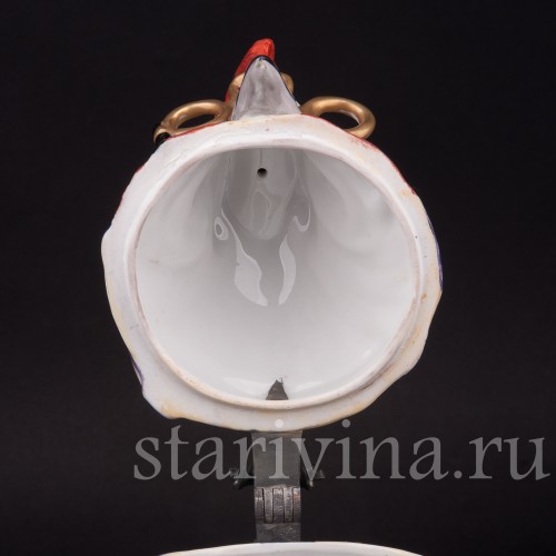 Фарфоровая пивная кружка Петух-джентльмен, 1/2 л, Von Schierholz, Германия, 20 в.