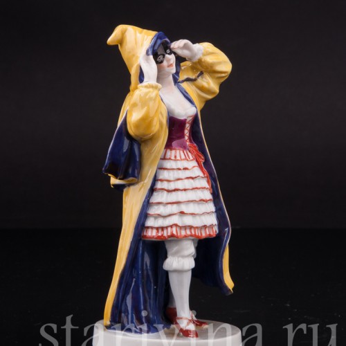 Статуэтка девушки из фарфора Коломбина, Karl Ens, Германия, 1920-30 гг.