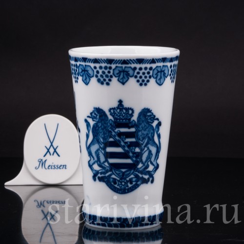 Фарфоровая ваза 200 лет Мейсену, Meissen, Германия, 1910 г.