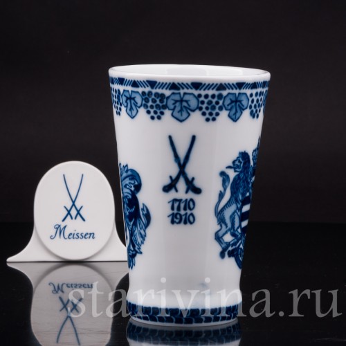 Фарфоровая ваза 200 лет Мейсену, Meissen, Германия, 1910 г.