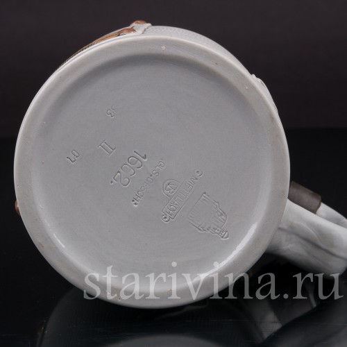 Старинная пивная кружка Кузнечный подмастерье, Villeroy & Boch, Германия, 1907 г.