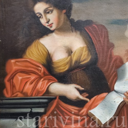 Картина маслом на холсте Портрет женщины, пер. пол. 20 в.