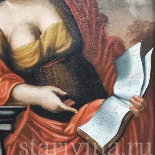 Картина маслом на холсте Портрет женщины, пер. пол. 20 в.