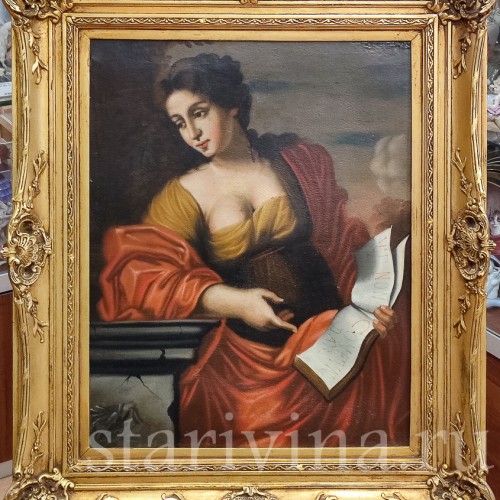 Картина маслом на холсте Портрет женщины, пер. пол. 20 в.