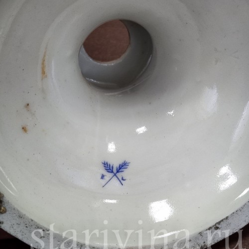 Парные фарфоровые лампы, Porcelaine de Paris, Франция, 19 в