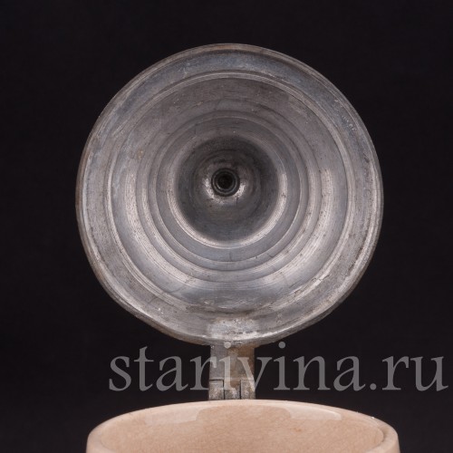 Старинная пивная кружка Влюбленная пара, 1/2 л, Diesinger, Германия, кон. 19 - нач. 20 вв.