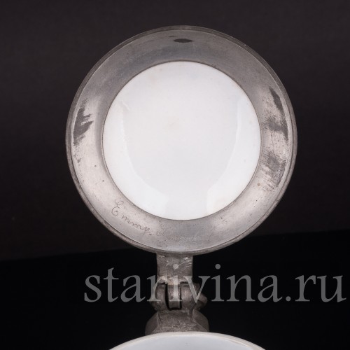 Старинная пивная кружка За стаканом вина, 1/4 л, Villeroy & Boch, Германия, 1921 г.