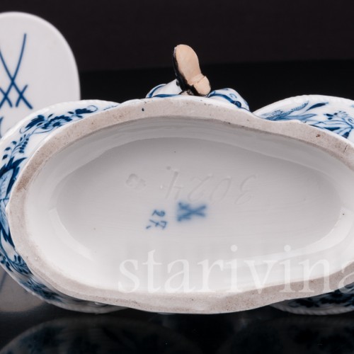 Фарфоровая статуэтка Мальчик с корзинами, Meissen, Германия, сер.19 - нач. 20 вв.