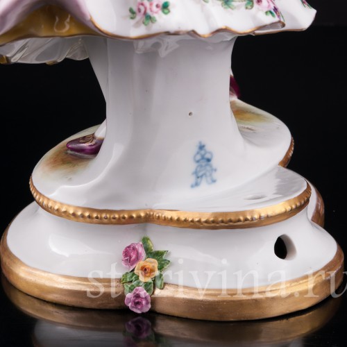 Фарфоровая статуэтка балерины Фанни Эльслер, Volkstedt, Германия, 1915-34 гг.