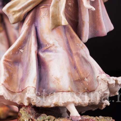 Парные фарфоровые статуэтки Галантная пара, Galluba & Hofmann, Германия, 1895-1937 гг.