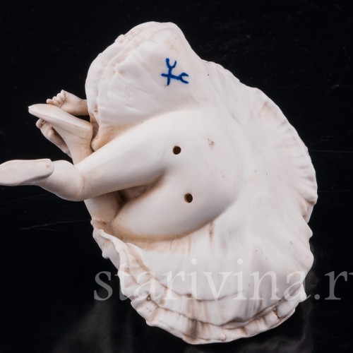 Фарфоровая статуэтка Балерина, поправляющая пуанты Volkstedt, Германия, кон. 19 в.