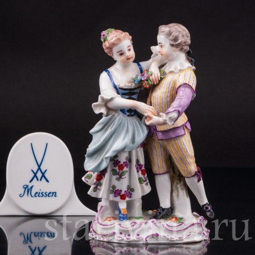 Фарфоровая статуэтка Танцующая пара, Meissen, Германия, кон. 19 в - нач. 20 вв.