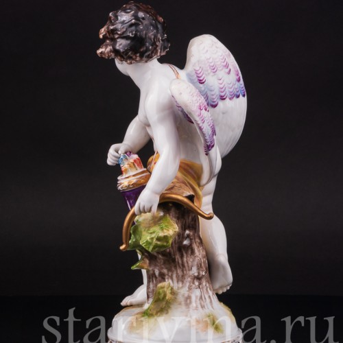 Статуэтка из фарфора Амур, Dressel, Kister & Co, Германия, кон. 19 в.