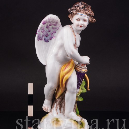 Статуэтка из фарфора Амур, Dressel, Kister & Co, Германия, кон. 19 в.