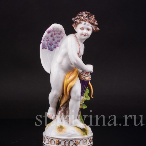 Статуэтка из фарфора Амур, Dressel, Kister & Co, Германия, кон. 19 в.