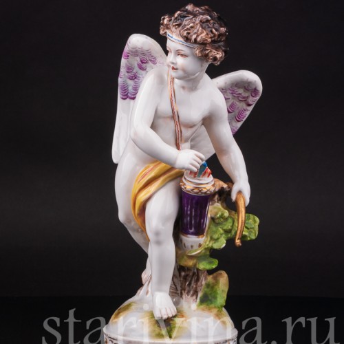 Статуэтка из фарфора Амур, Dressel, Kister & Co, Германия, кон. 19 в.