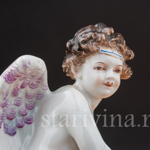 Статуэтка из фарфора Амур, Dressel, Kister & Co, Германия, кон. 19 в.
