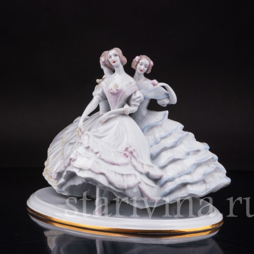 Фарфоровая статуэтка Три танцовщицы, Rosenthal, Германия, 1935 год.