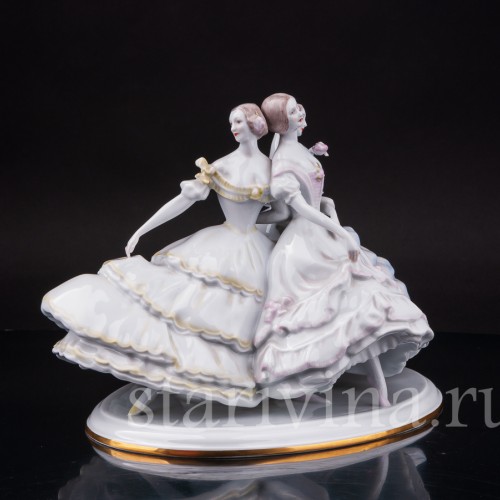 Фарфоровая статуэтка Три танцовщицы, Rosenthal, Германия, 1935 год.