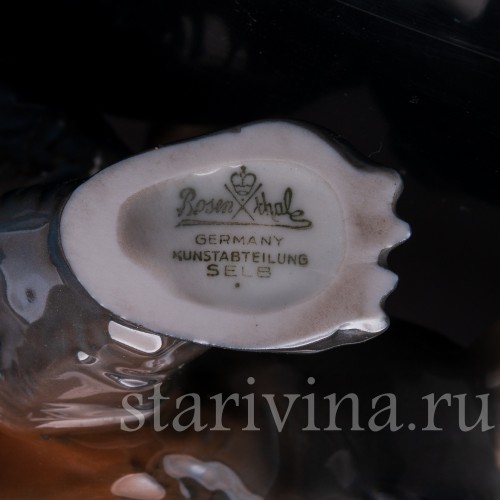 Статуэтка из фарфора Играющие медвежата, Rosenthal, Германия, 1944 год.