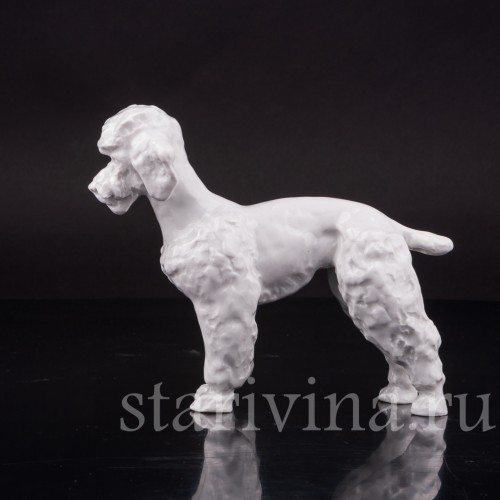 Фарфоровая статуэтка собки Пудель, Meissen, Германия, 1996 г.