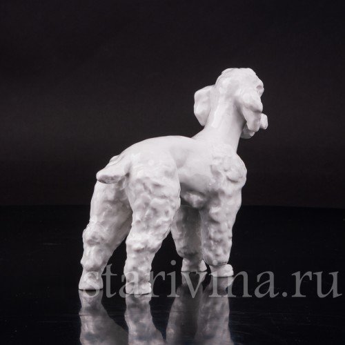 Фарфоровая статуэтка собки Пудель, Meissen, Германия, 1996 г.