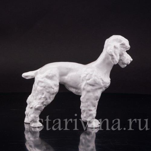 Фарфоровая статуэтка собки Пудель, Meissen, Германия, 1996 г.