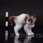 Фарфоровая фигурка Котёнок с выгнутой спинкой, Rosenthal, Германия.