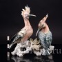 Фарфоровая статуэтка птиц Два удода, Karl Ens, Германия, 1920-30 гг.