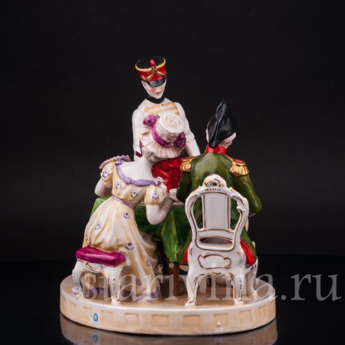 Фарфоровая композиция Рапорт, Ackermann & Fritze, Германия, пер. пол. 20 в.