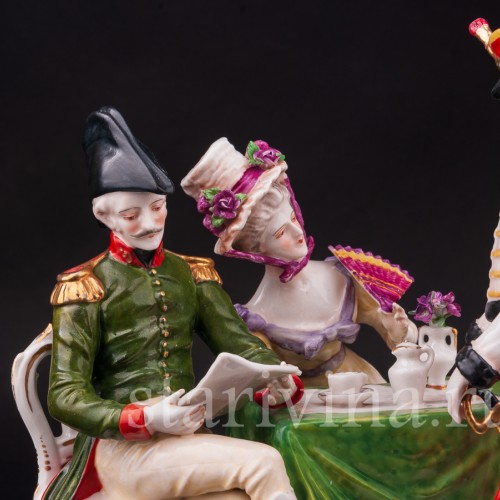 Фарфоровая композиция Рапорт, Ackermann & Fritze, Германия, пер. пол. 20 в.