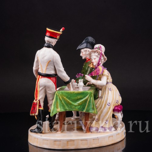 Фарфоровая композиция Рапорт, Ackermann & Fritze, Германия, пер. пол. 20 в.