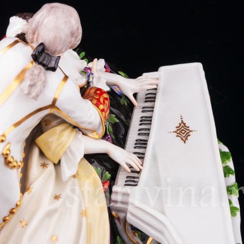 Фарфоровая композиция Пара у спинета, Meissen, Германия, 1910 г.