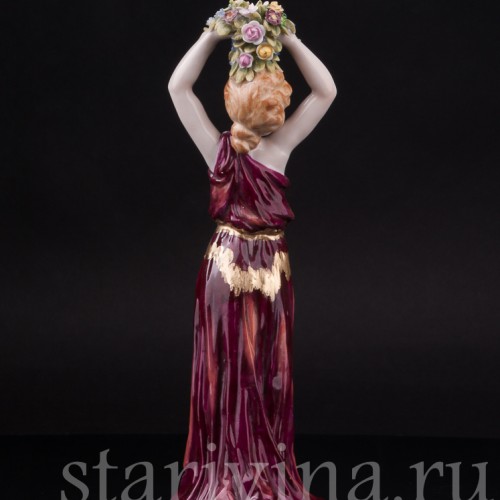 Девушка с букетом, Ernst Bohne Sohne, Германия, нач. 20 в