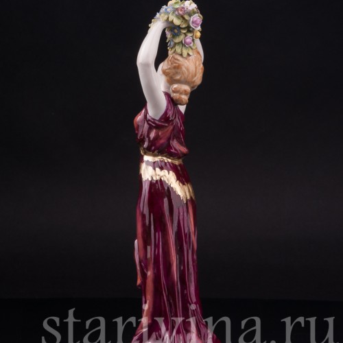 Девушка с букетом, Ernst Bohne Sohne, Германия, нач. 20 в