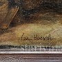 Картина маслом на холсте Мужчины в гостиной, Голландия, перв.пол. 20 в.