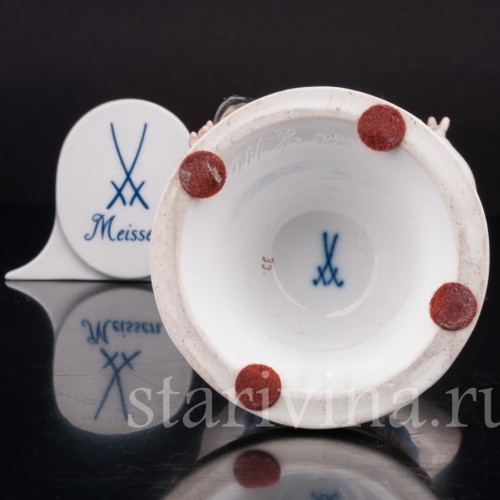 Фарфоровая статуэтка Купид с театральной маской, Meissen, Германия, кон. 19 - нач. 20 вв.