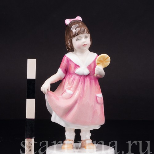 Фигурка из фарфора Девочка с леденцом, Royal Doulton, Великобритания, 1994 г.