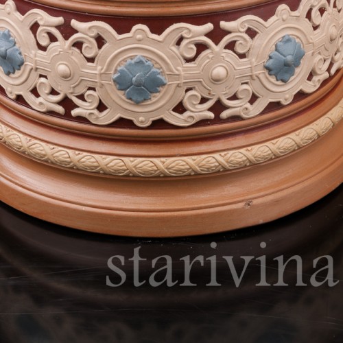 Старинный пивной Кувшин с гербом, 3.3 л, Villeroy & Boch, Германия, 1895 г.