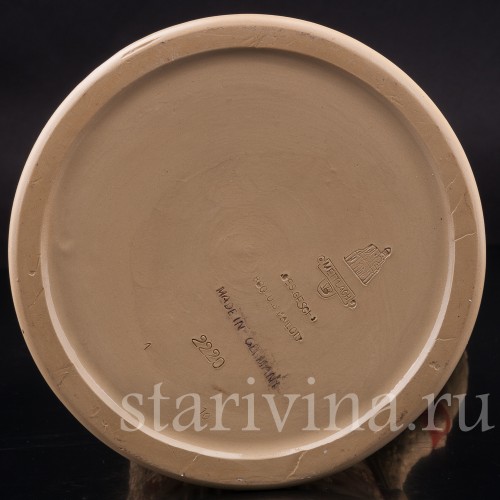 Старинный пивной кувшин Павлин, 3.8 л, Villeroy & Boch, Германия, 1910 г.