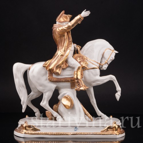 Фарфоровая композиция Памятник Наполеону в Шербурге, Scheibe-Alsbach, Германия, пер. пол. 20 в.