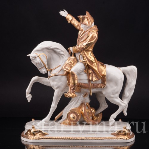 Фарфоровая композиция Памятник Наполеону в Шербурге, Scheibe-Alsbach, Германия, пер. пол. 20 в.