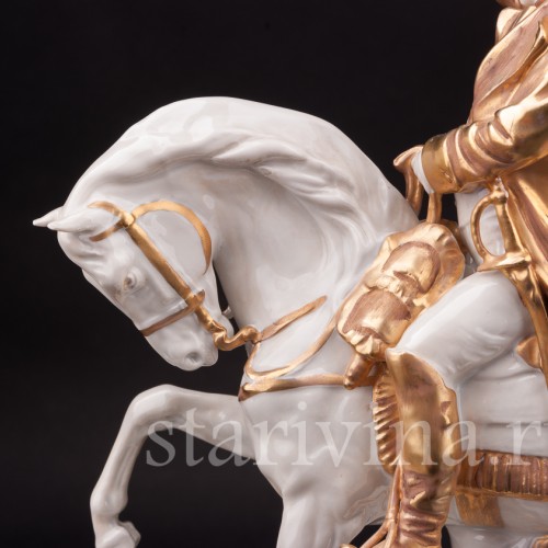 Фарфоровая композиция Памятник Наполеону в Шербурге, Scheibe-Alsbach, Германия, пер. пол. 20 в.