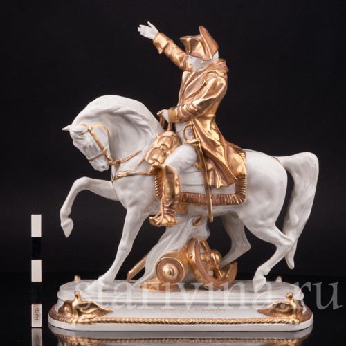 Фарфоровая композиция Памятник Наполеону в Шербурге, Scheibe-Alsbach, Германия, пер. пол. 20 в.