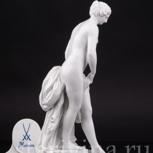 Фарфоровая статуэтка Купальщица, Meissen, Германия, 1959 г.