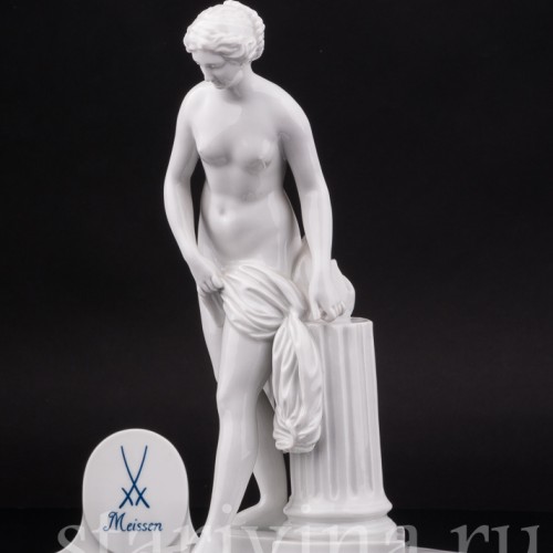 Фарфоровая статуэтка Купальщица, Meissen, Германия, 1959 г.