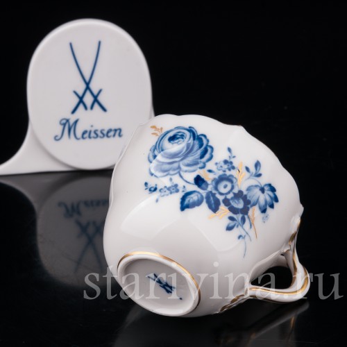 Уценненная фарфоровая Кофейная чашка, Meissen, Германия, вт. пол. 20 в.